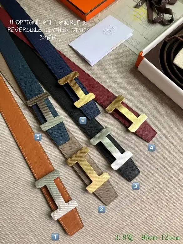 Hermes Belt 38mmX95-125cm 7D89